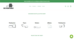 Desktop Screenshot of deprinterij.be